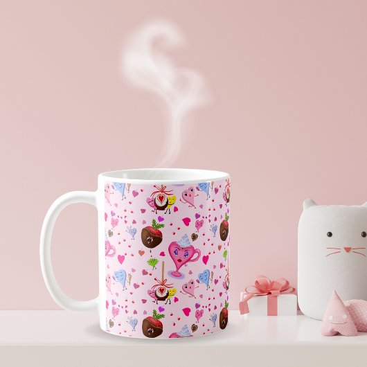 どこでもハートを祝おう  コーヒーマグカップ