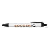 どこでも上のサッカー 黒ボールペン (トップ)