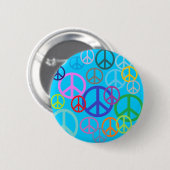 どこでも平和 缶バッジ (正面&裏面)