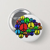 どこでも平和! 缶バッジ (正面&裏面)