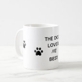 どこでも愛犬家のためのマグ コーヒーマグカップ (正面左)