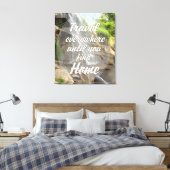 どこでも旅行 – 滝 キャンバスプリント (インサイチュ (寝室))