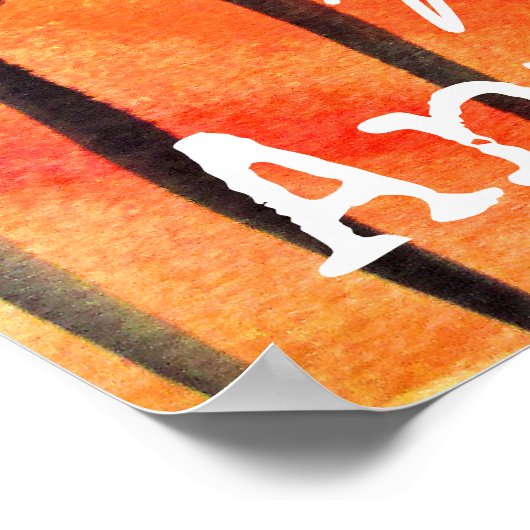 どこでも日没の旅行引用文 ポスター (角)