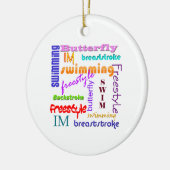 どこでも水泳 セラミックオーナメント (左)