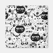 どこでも猫 マグネット (正面)