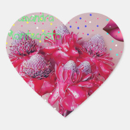 どこでも花シール!! ハートシール