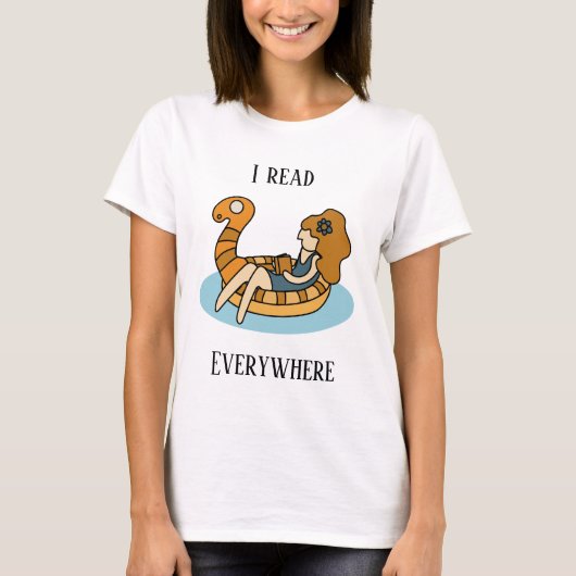どこでも読む Tシャツ (正面)
