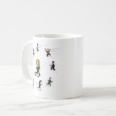 どこでも走ります得ることか。 コーヒーマグカップ (正面左)