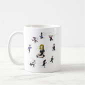 どこでも走ります得ることか。 コーヒーマグカップ (左)