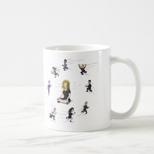 どこでも走ります得ることか。 コーヒーマグカップ (右)