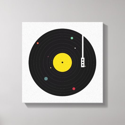 どこでも音楽 | Florent Bodart キャンバスプリント (正面)