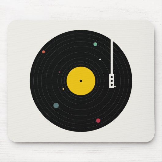 どこでも音楽| Florent Bodart マウスパッド (正面)