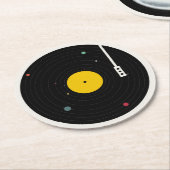 どこでも音楽| Florent Bodart ラウンドペーパーコースター (アングル)