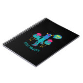 どこでもgroovyでいよう、学校の面白いキッズ ノートブック (左側)