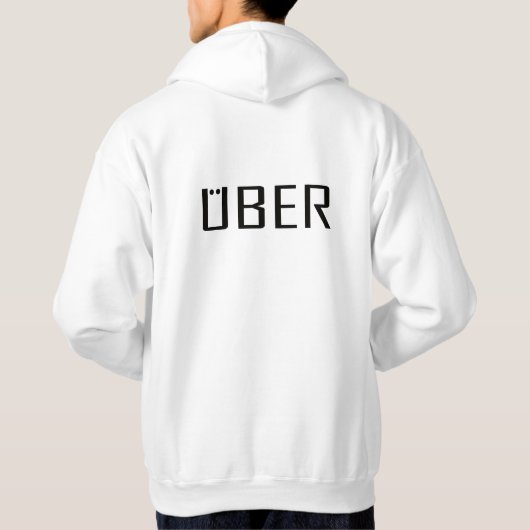 どこでもUBERの運転者のためのUBERのギア! パーカ (裏面)