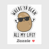 どこでヤ豆すべての私の人生レグおもしろいメプン シール (シート)