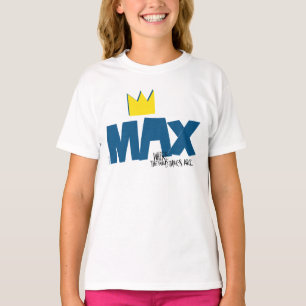 どこでワイルドシングスと出会うのか マックスと王冠 Tシャツ