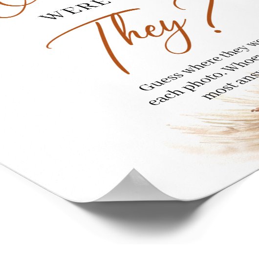 どこで彼らは夏のビーチのテラコッタの花があったの ポスター (角)