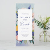 どこで愛は母の日ブランチ招待状 招待状 (スタンド正面)