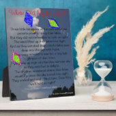 どこで私の凧は子供時代の思い出に行ったイーゼル フォトプラーク (側面)