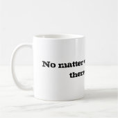 どこで行っても….そこにあります コーヒーマグカップ (左)