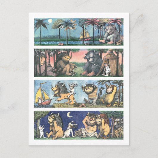 どこで野生のものと出会うのか シーン ポストカード (正面)