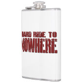 どことも分からぬ所のフラスコへの堅い乗車 フラスク (左)