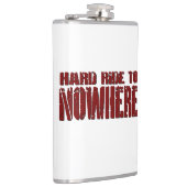 どことも分からぬ所のフラスコへの堅い乗車 フラスク (右)