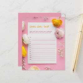 どこにいた？写真を見つけるブライダルシャワーゲーム