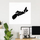 どこにいても – Nova Scotiaは常に家にいる ポスター (ホームオフィス)