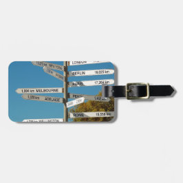 どこにいますか。 ラゲッジタグ