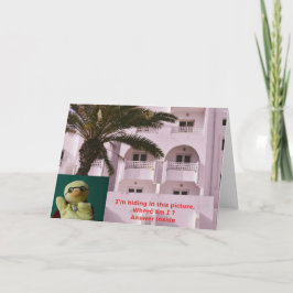 どこにいるの？　＃1 カード