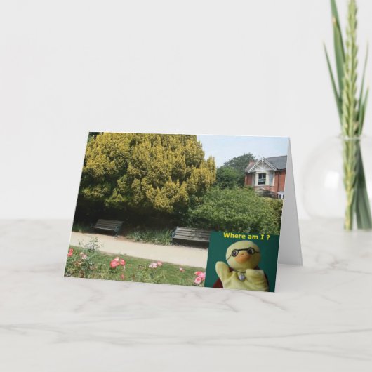 どこにいるの？ #4a カード (正面)