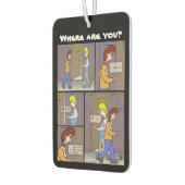 どこにいる?エアーフレッシュナー カーエアーフレッシュナー (左)