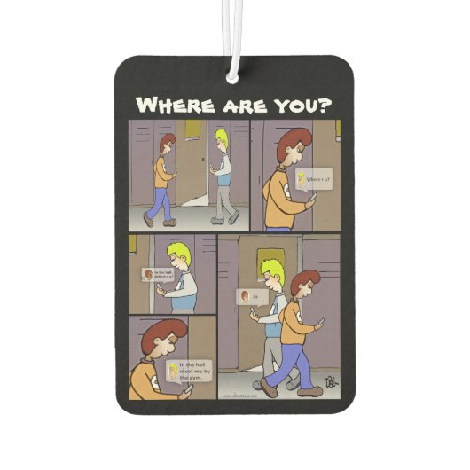 どこにいる?エアーフレッシュナー カーエアーフレッシュナー (裏面)