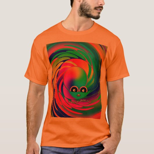 どこにいる? メンズ Tシャツ (正面)