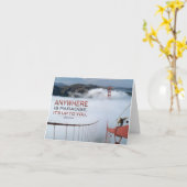 どこにでもパラダイス感動的ノートカード カード (黄色い花)