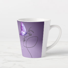 どこにでも美しいがのまわりにある カフェラテマグ