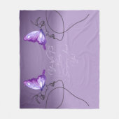 どこにでも美しいがのまわりにある フリースブランケット (正面)