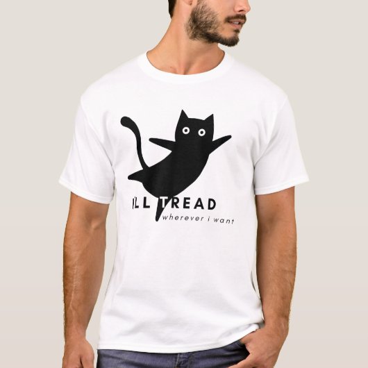 どこにでも足を踏み入れる Tシャツ (正面)