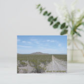 どこにも行かない道 ポストカード (スタンド正面)