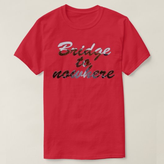 どこにも行かない Tシャツ (デザイン正面)