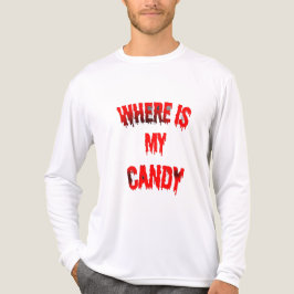 どこにキャンディ空腹の引用文ホラーvibeTシャツ トライブレンドＴシャツ