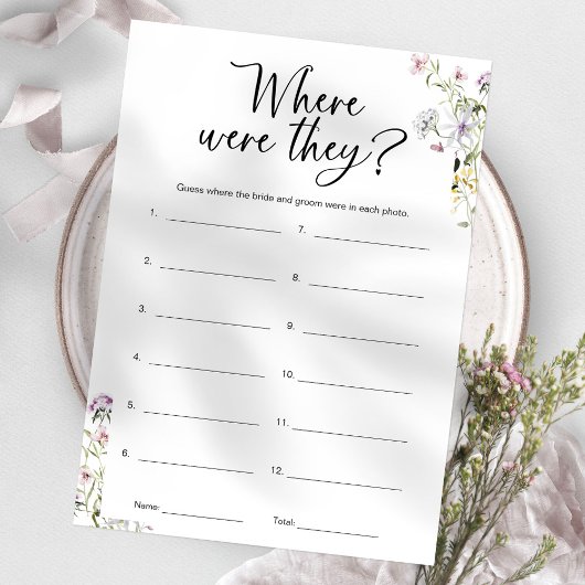 どこにミニマルなブライダルシャワーゲーム 招待状