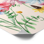 どこにヤマトフラワーチャームブライダルシャワー ポスター (角)