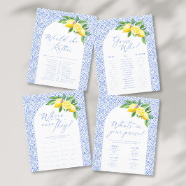 どこにレモンのイタリアンブライダルシャワーゲーム