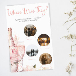 どこに彼らはブライダルシャワーパーティーゲームピンク