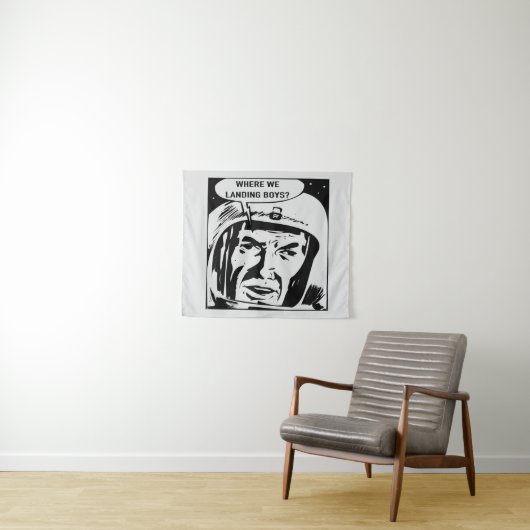 どこに着陸する？タペストリー タペストリー (インサイチュ(横))