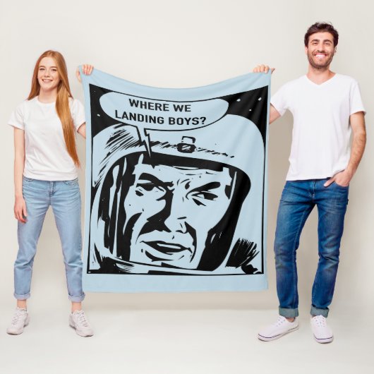 どこに着陸する？毛布 フリースブランケット (インサイチュ)