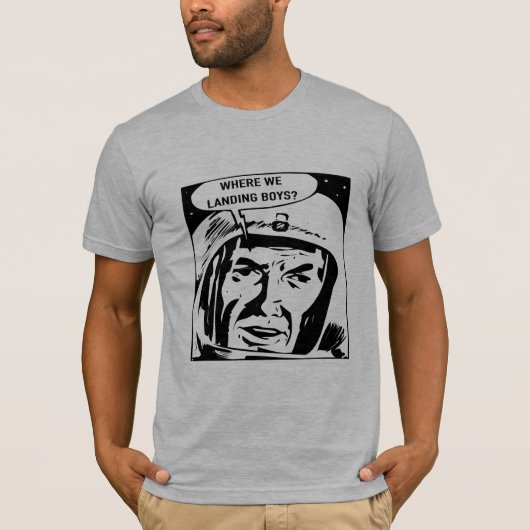どこに着陸する?Tシャツ Tシャツ (正面)